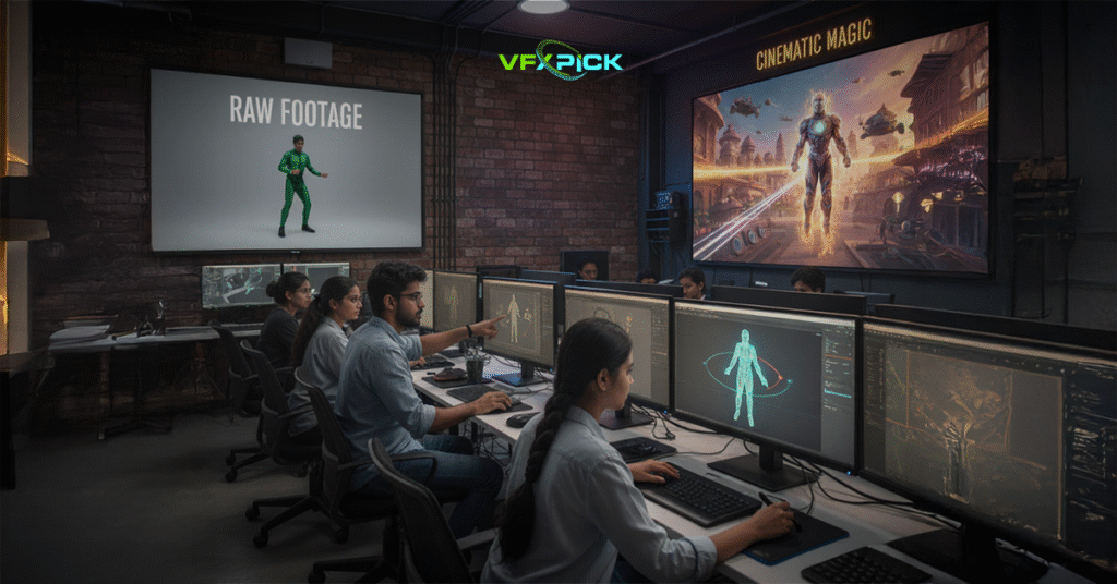 Rotoscoping studio in India transforming raw footage into cinematic visuals by VFXPick