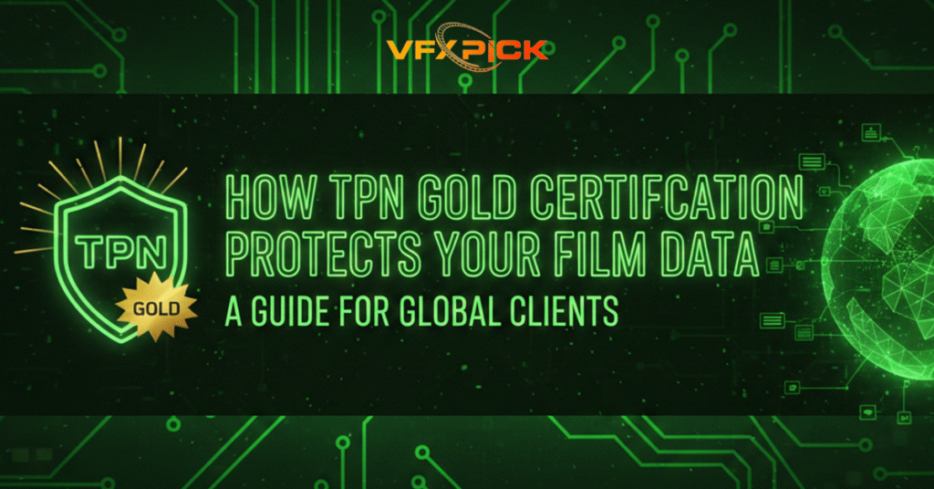 TPN Gold Certification ensuring secure film data protection and compliance for global film and post-production studios